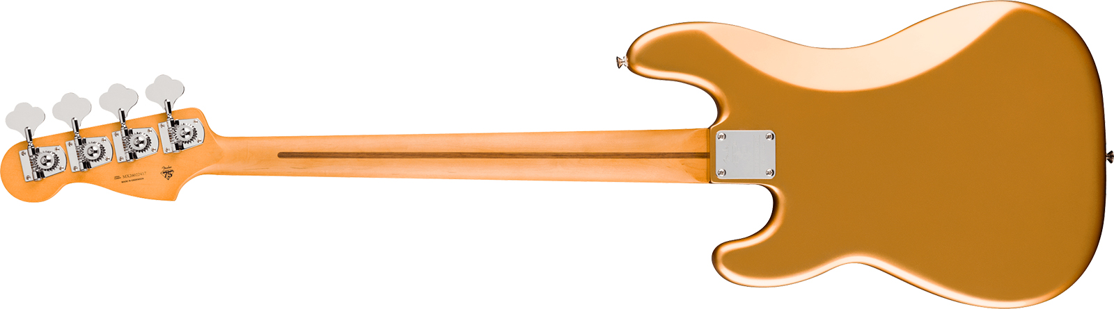 Fender Precision Bass Player Ii 75th Ann. Mex Ht 2s Mn - Aztec Gold - Basse Électrique Solid Body - Variation 1