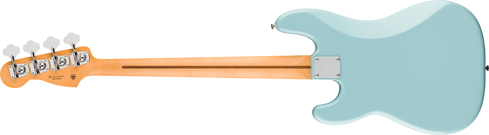 Fender Precision Bass Player Ii 75th Ann. Mex Ht 2s Rw - Daphne Blue - Basse Électrique Solid Body - Variation 1