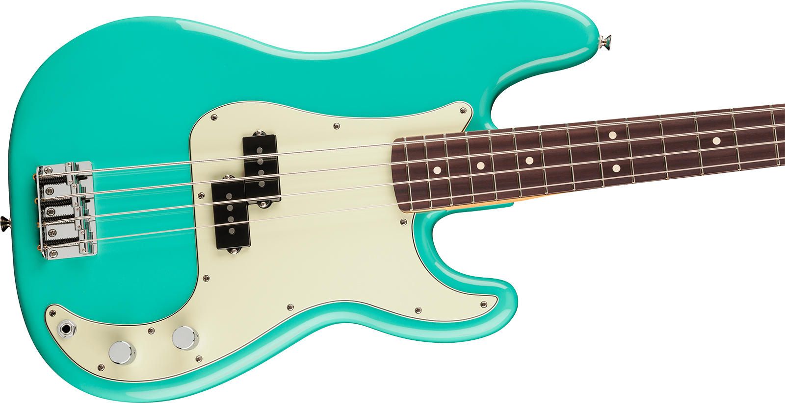 Fender Precision Bass Player Ii 75th Ann. Mex Ht 2s Rw - Seafoam Green - Basse Électrique Solid Body - Variation 2