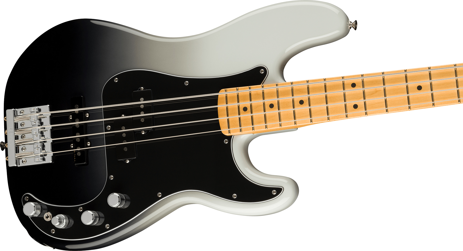 Fender Precision Bass Player Plus Mex Active Mn - Silver Smoke - Basse Électrique Solid Body - Variation 2