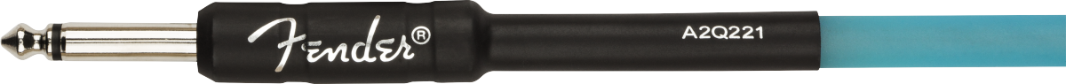 Fender Pro Glow In The Dark Instrument Cable Droit/droit 18.6ft Blue - CÂble - Variation 2