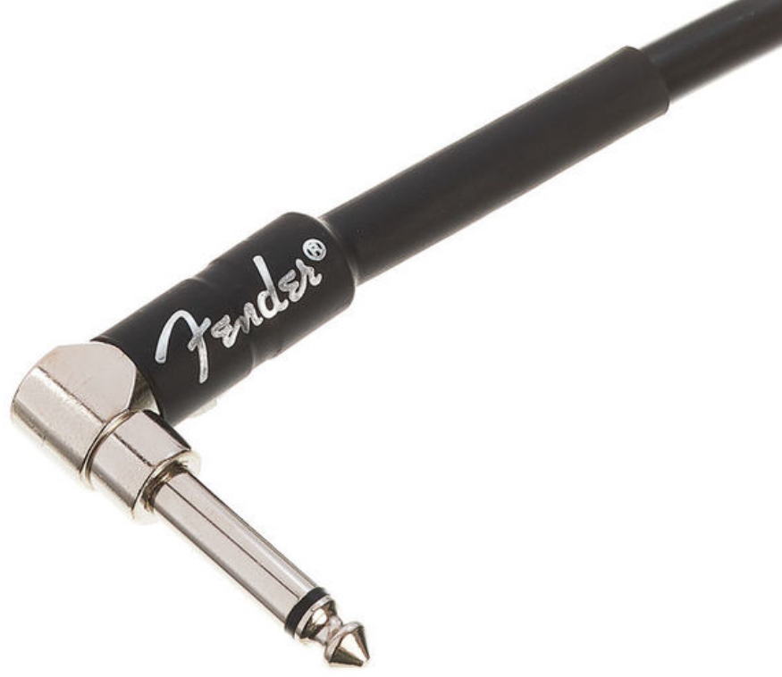 Fender Professional Instrument Cable Droit/coude 25ft Black - CÂble - Variation 1