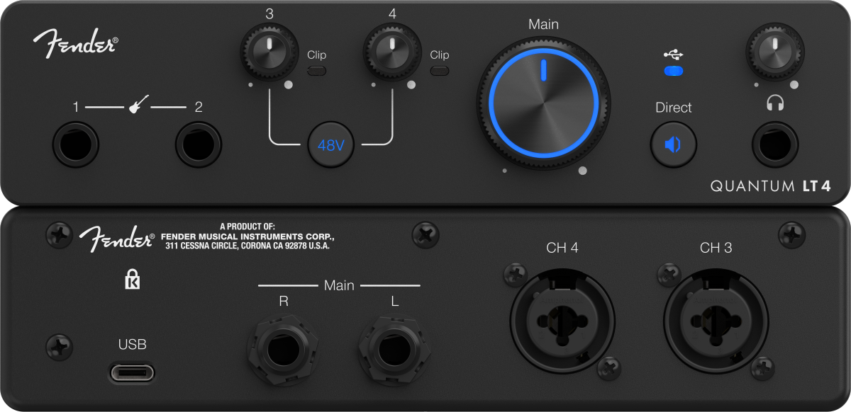 Fender Quantum Lt 4 - Carte Son Usb - Variation 3