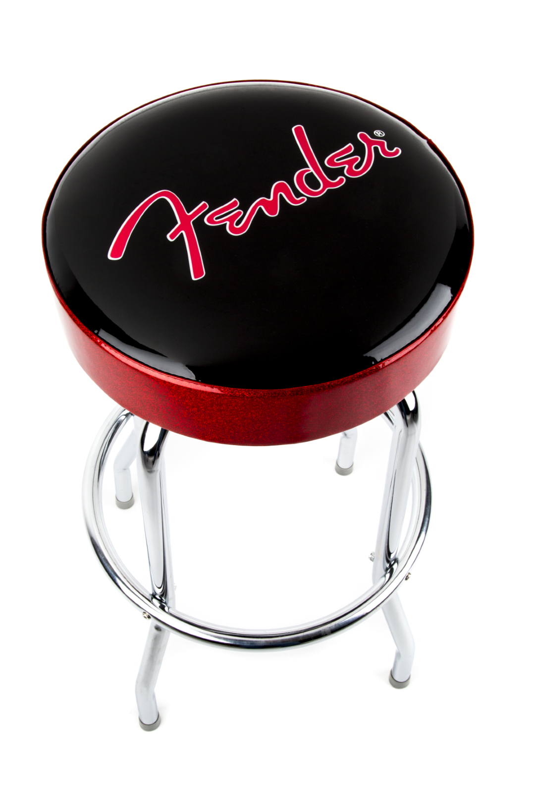 Fender Red Sparkle Logo Bar Stool 30 - Tabouret Bar Stool - Variation 2