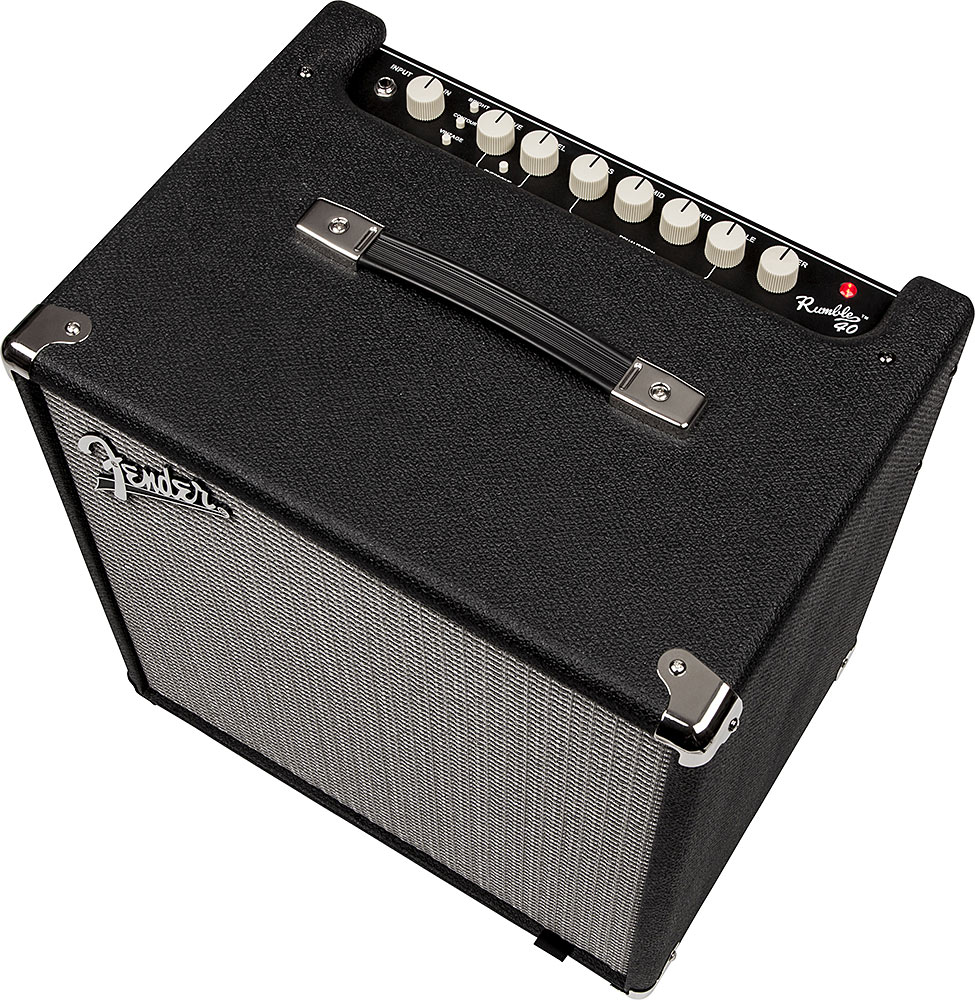 Fender Rumble 40 V3 2014 40w 1x10 Black Silver - Combo Ampli Basse - Variation 1