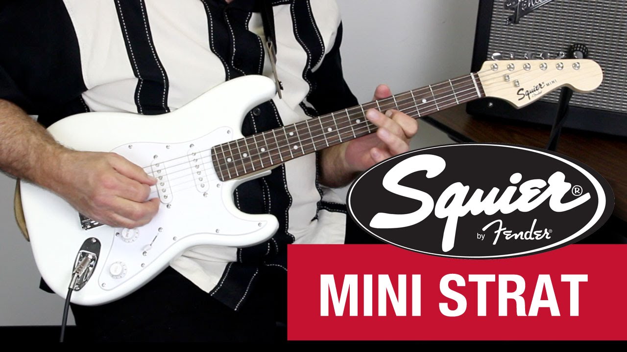 Squier Squier Mini Strat V2 Ht Sss Lau - Black - Guitare Électrique Enfant - Variation 4