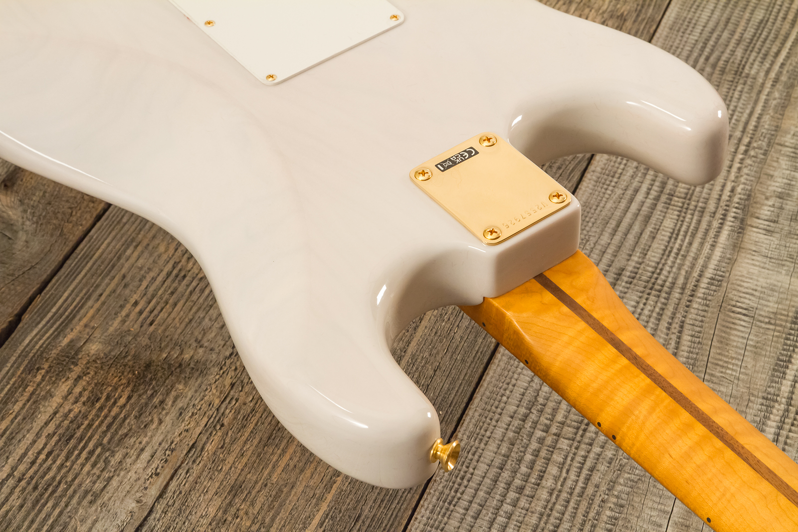 Fender Strat 1957 American Vintage Ii Ltd Usa 3s Trem Mn - White Blonde - Guitare Électrique Forme Str - Variation 9