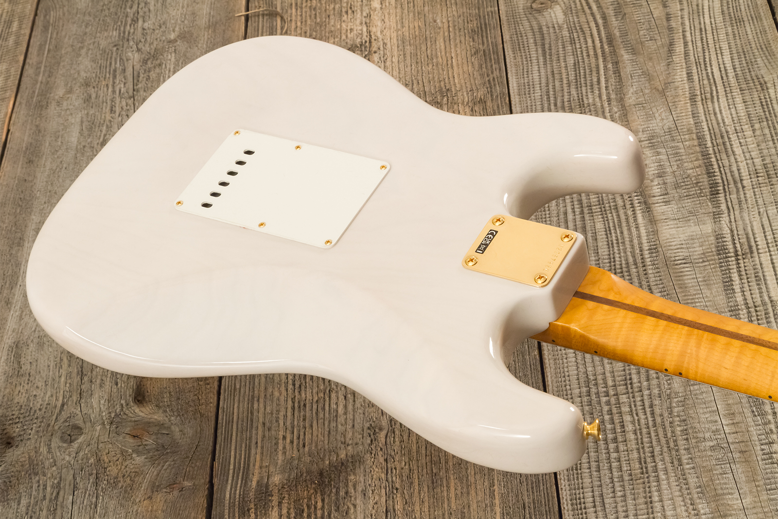 Fender Strat 1957 American Vintage Ii Ltd Usa 3s Trem Mn - White Blonde - Guitare Électrique Forme Str - Variation 8