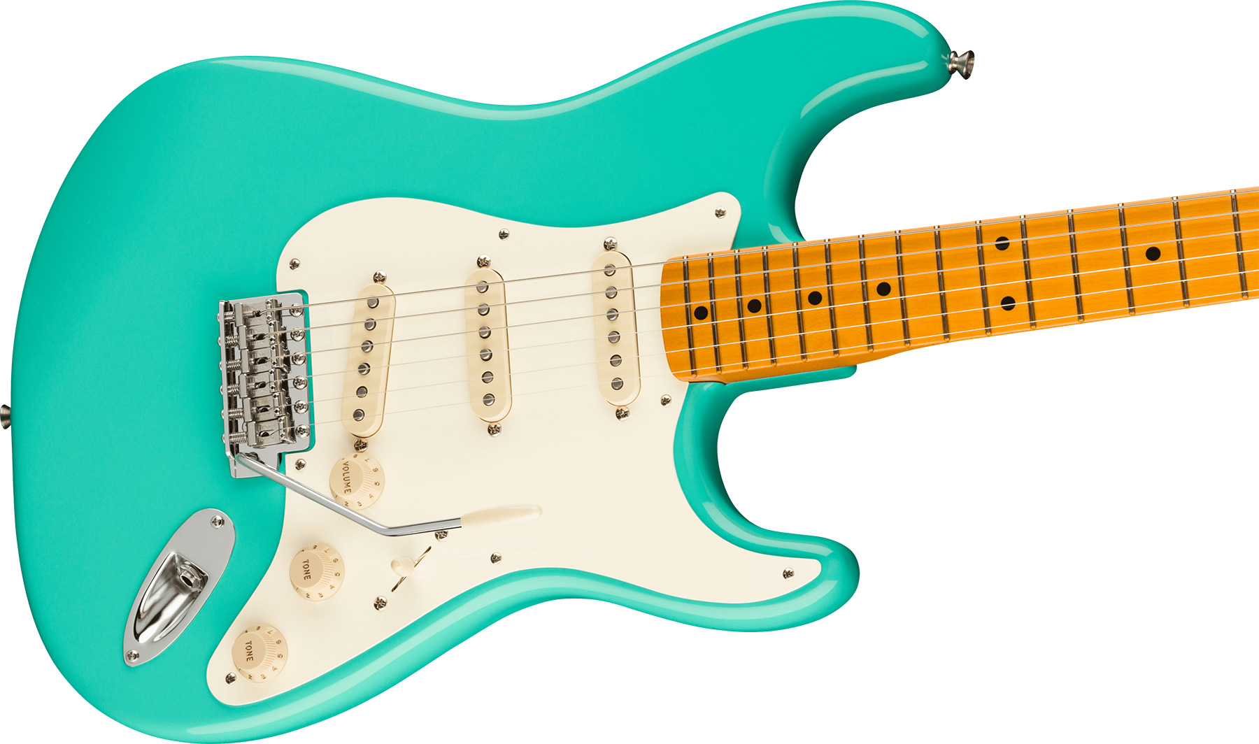 Fender Strat 1957 American Vintage Ii Usa 3s Trem Mn - Sea Foam Green - Guitare Électrique Forme Str - Variation 2