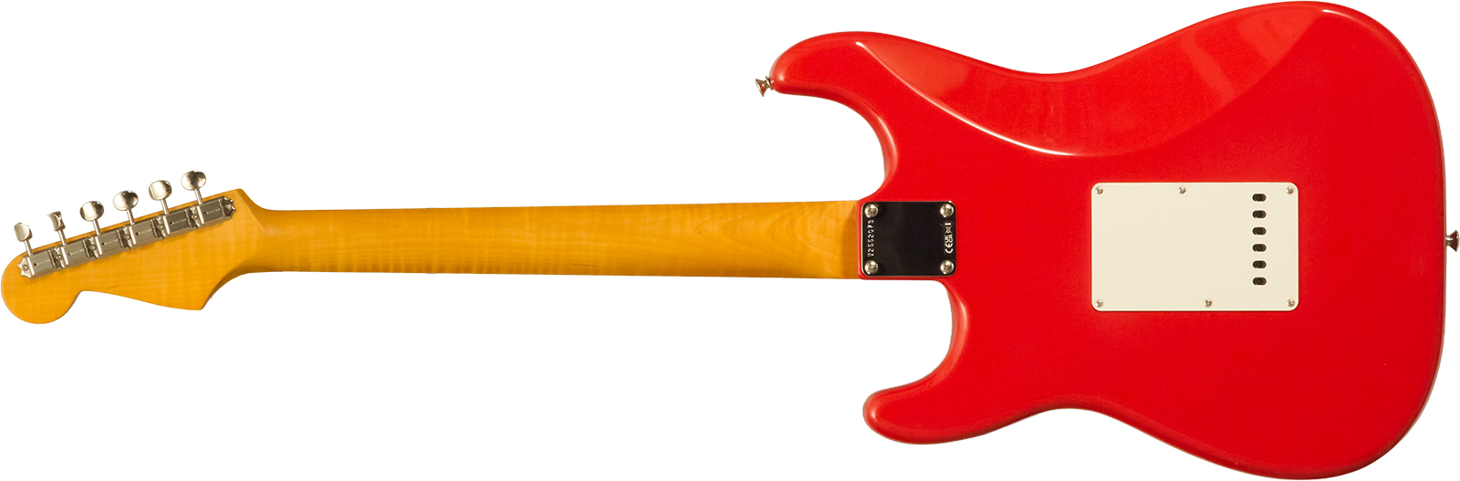Fender Strat 1961 American Vintage Ii Ltd Usa 3s Trem Rw - Fiesta Red - Guitare Électrique Forme Str - Variation 1