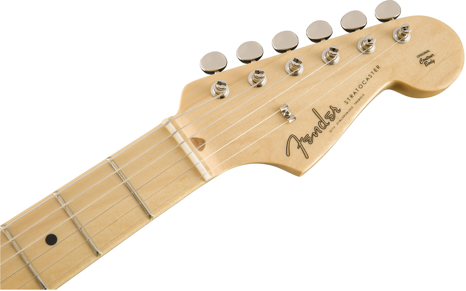 Fender Strat '50s American Original Usa Sss Mn - White Blonde - Guitare Électrique Forme Str - Variation 1