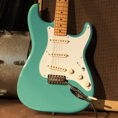 Fender Strat 50s Vintera Vintage Mex Mn - Seafoam Green - Guitare Électrique Forme Str - Variation 6