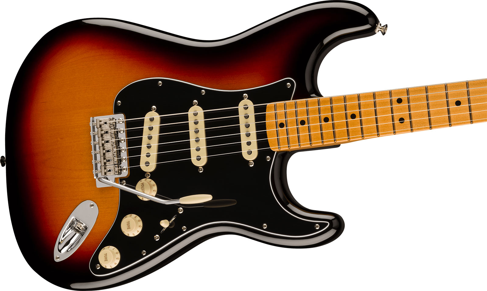 Fender Strat 70s Vintera 2 Mex 3s Trem Mn - 3-color Sunburst - Guitare Électrique Forme Str - Variation 2