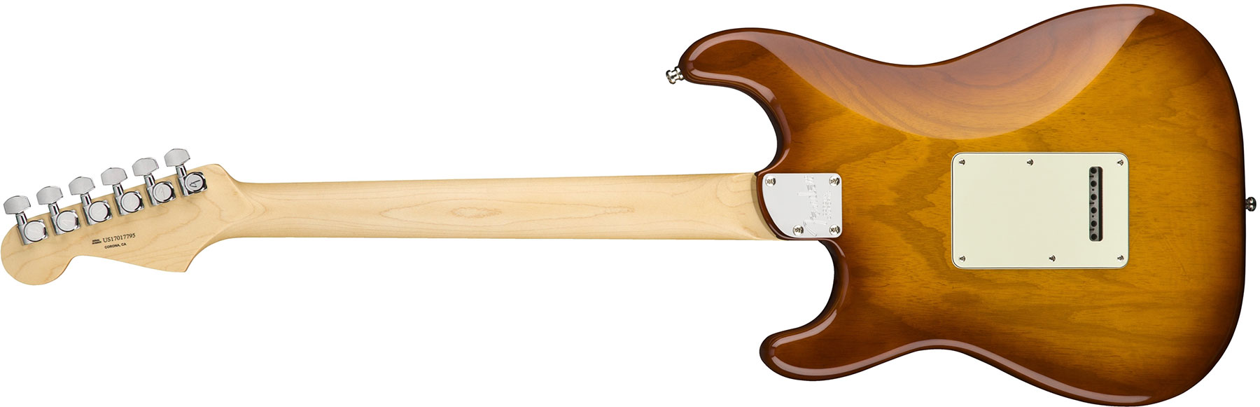 Fender Strat American Elite Usa 2018 3s Eb - Tobacco Sunburst - Guitare Électrique Forme Str - Variation 2