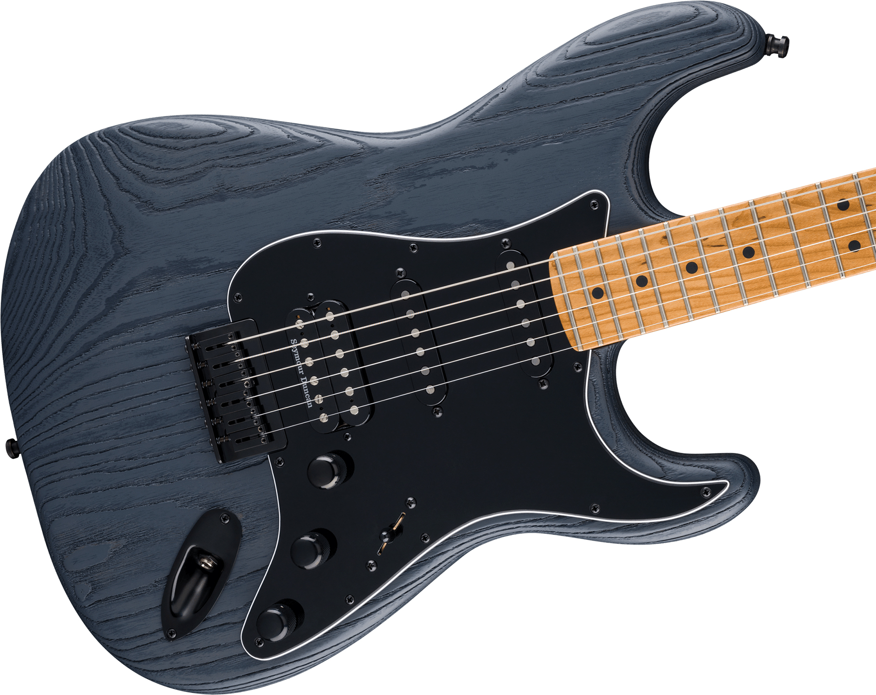 Fender Strat American Pro Ii Hss Ltd Usa Seymour Duncan Ht Mn - Ebony Smoke - Guitare Électrique Forme Str - Variation 2