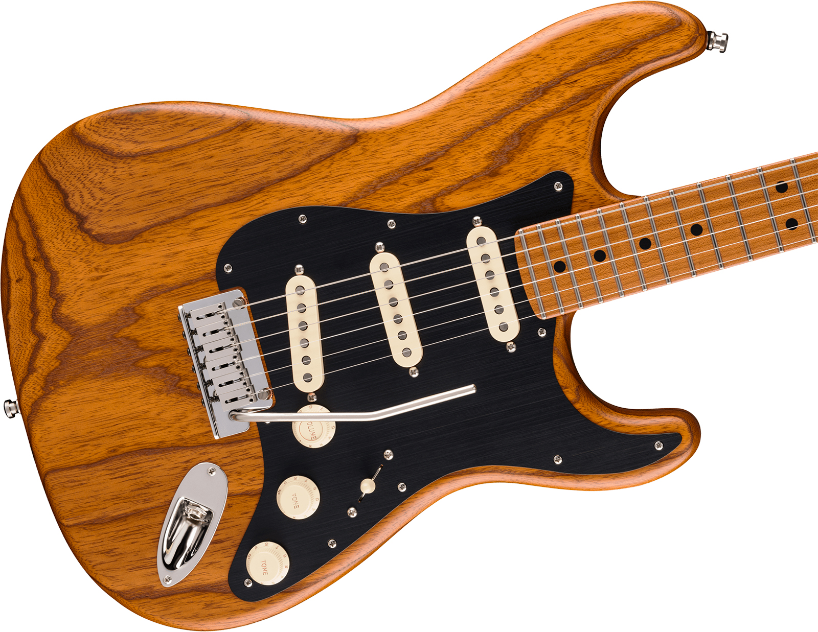 Fender Strat American Ultra Ii Ltd Usa 3s Custom Shop Trem Mn - Natural - Guitare Électrique Forme Str - Variation 2