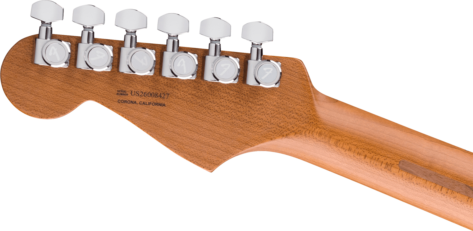 Fender Strat American Ultra Ii Ltd Usa 3s Custom Shop Trem Mn - Natural - Guitare Électrique Forme Str - Variation 4