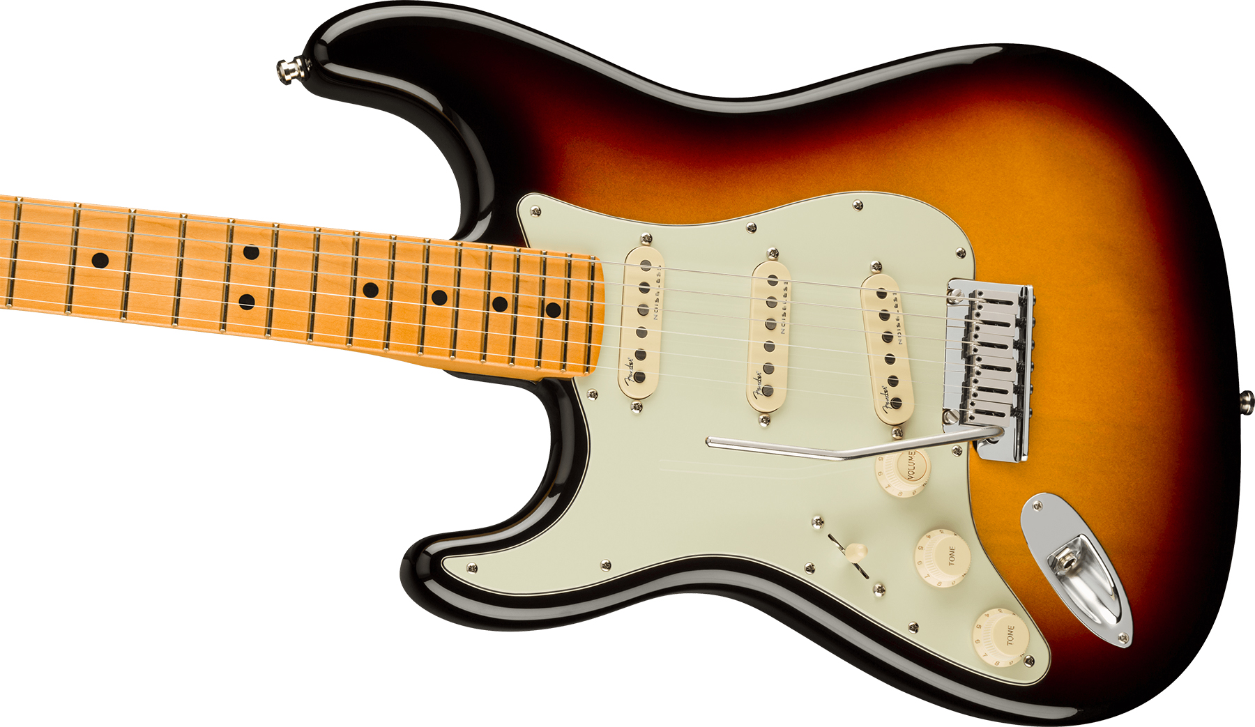 Fender Strat American Ultra Lh Gaucher Usa Mn +etui - Ultraburst - Guitare Électrique Gaucher - Variation 2