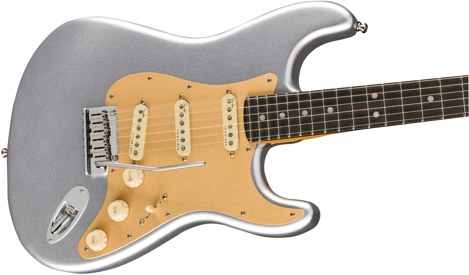 Fender Strat American Ultra Ltd Usa 3s Trem Eb - Quicksilver - Guitare Électrique Forme Str - Variation 2