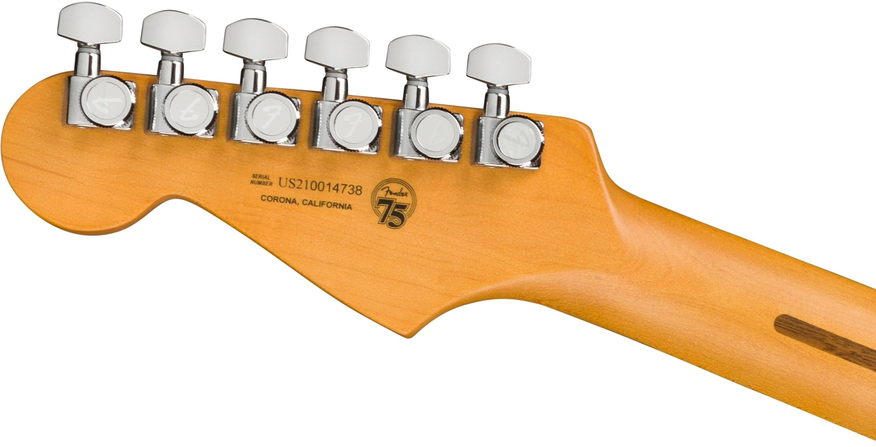 Fender Strat American Ultra Ltd Usa 3s Trem Eb - Quicksilver - Guitare Électrique Forme Str - Variation 3