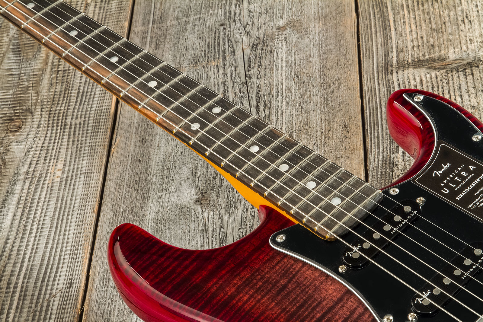 Fender Strat American Ultra Ltd Usa Hss Trem Eb - Umbra - Guitare Électrique Forme Str - Variation 3
