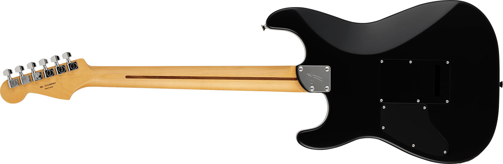 Fender Strat Elemental Mij Jap 2h Trem Rw - Stone Black - Guitare Électrique Forme Str - Variation 1