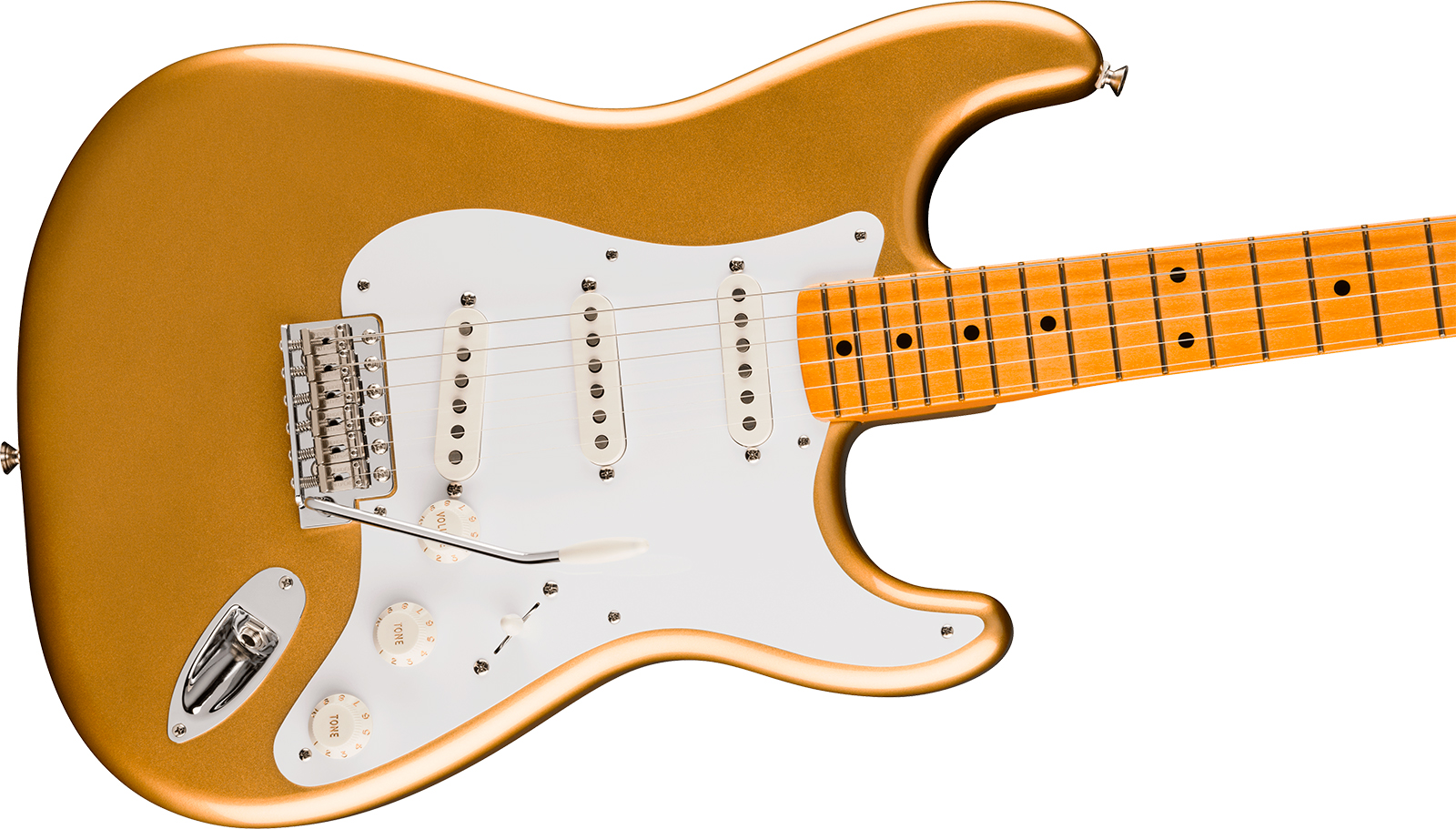 Fender Strat Late 50s Vintera 3 Mex 3s Trem Mn - Aztec Gold - Guitare Électrique Forme Str - Variation 2