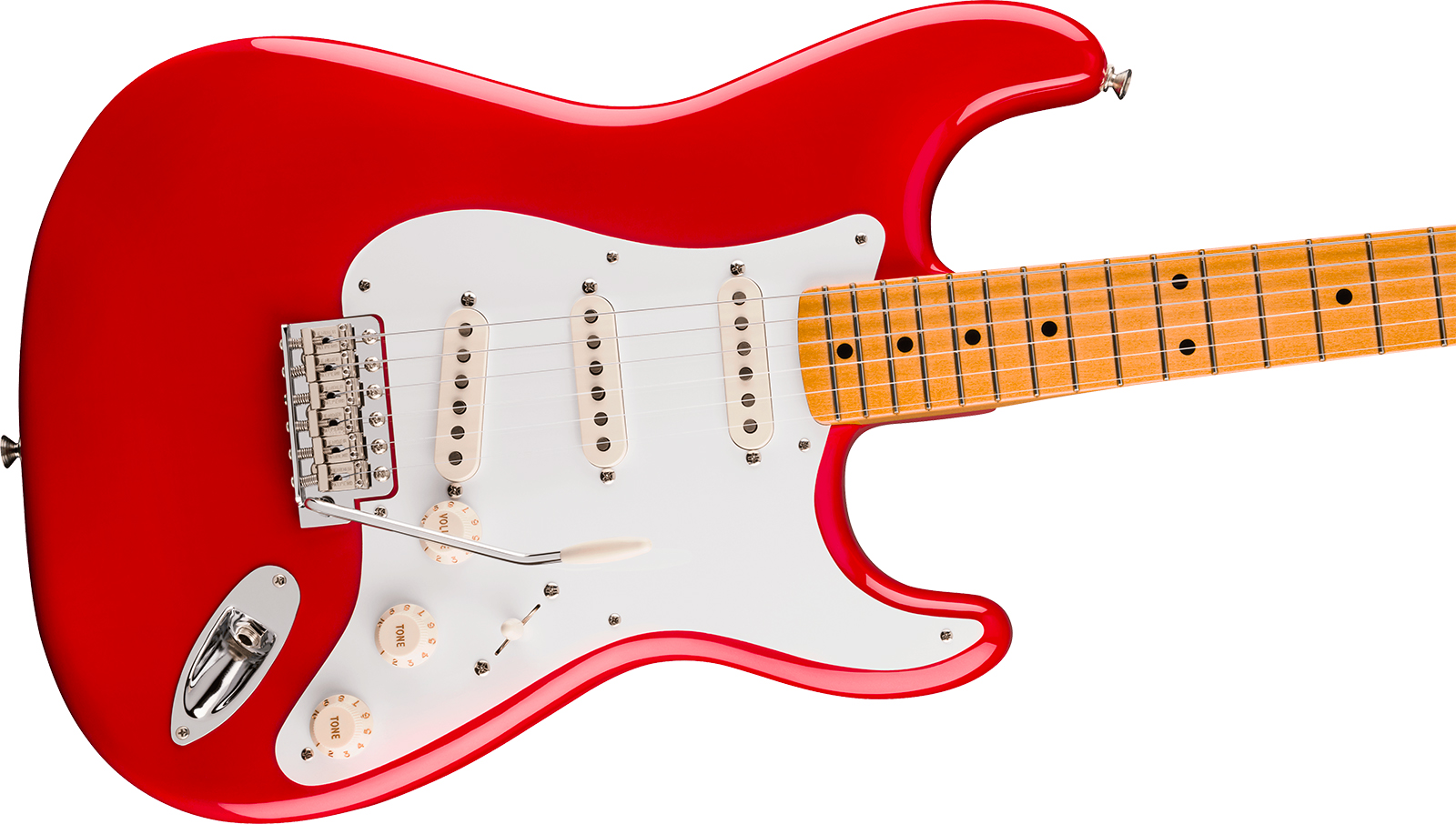 Fender Strat Late 50s Vintera 3 Mex 3s Trem Mn - Dakota Red - Guitare Électrique Forme Str - Variation 2