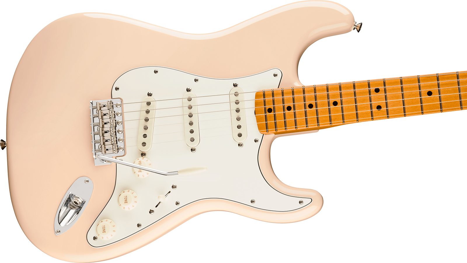 Fender Strat Late 60s Vintera 3 Mex 3s Trem Mn - Olympic White - Guitare Électrique Forme Str - Variation 2