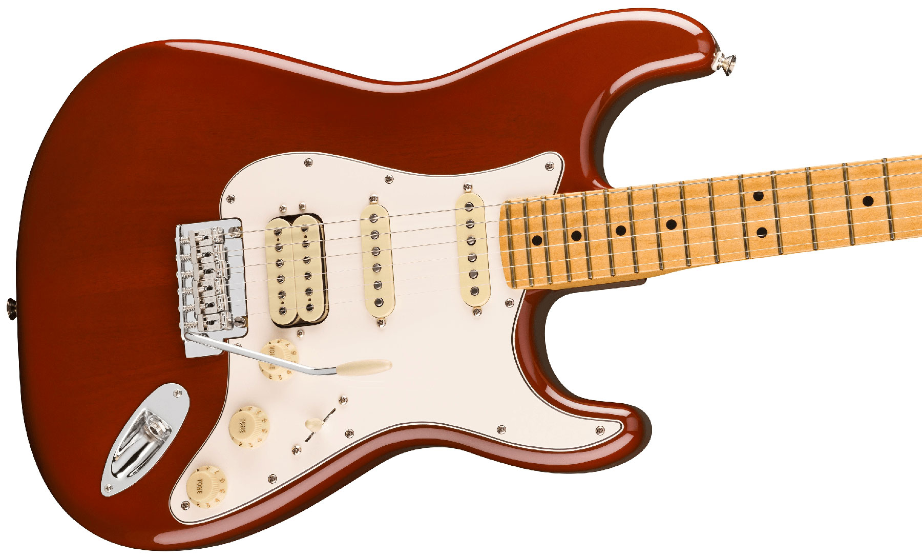 Fender Strat Player Ii Hss Mex Acajou Trem Mn - Transparent Mocha Burst - Guitare Électrique Forme Str - Variation 2