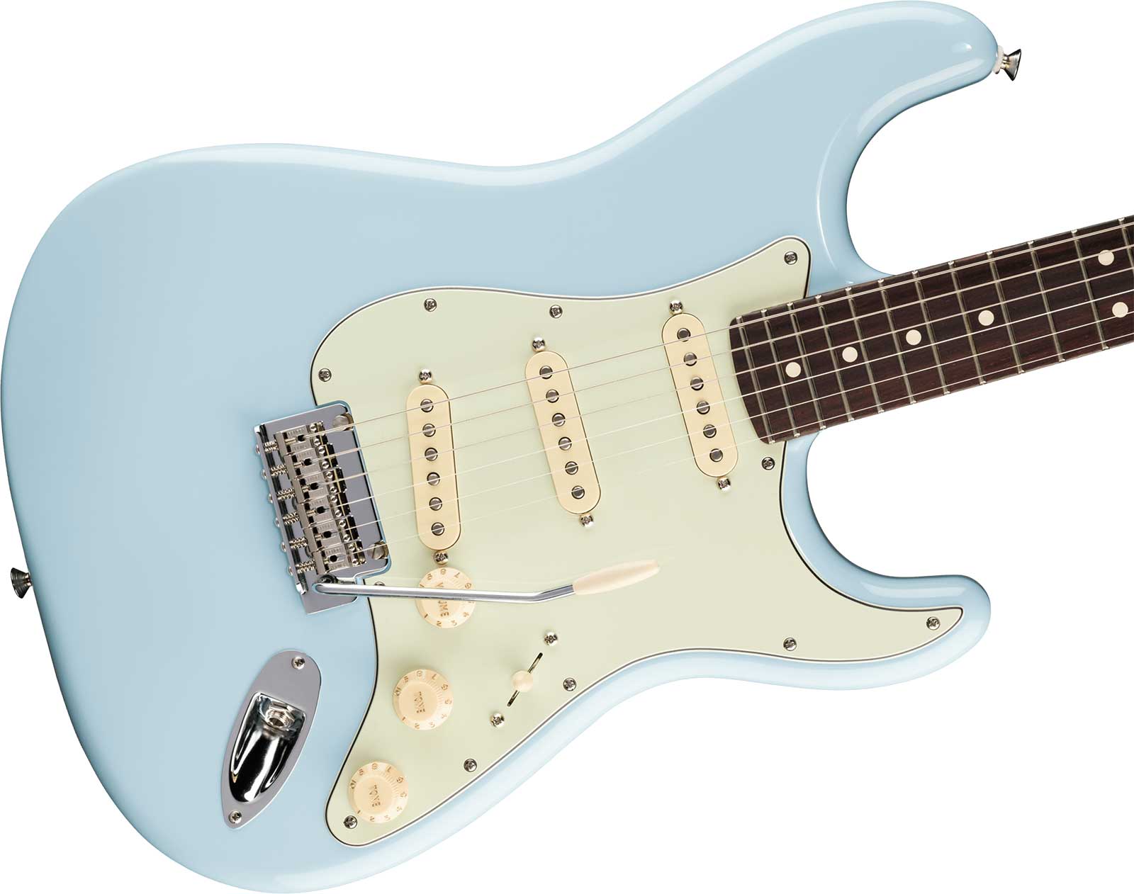 Fender Strat Player Ii Ltd 3s Trem Rw - Sonic Blue - Guitare Électrique Forme Str - Variation 3
