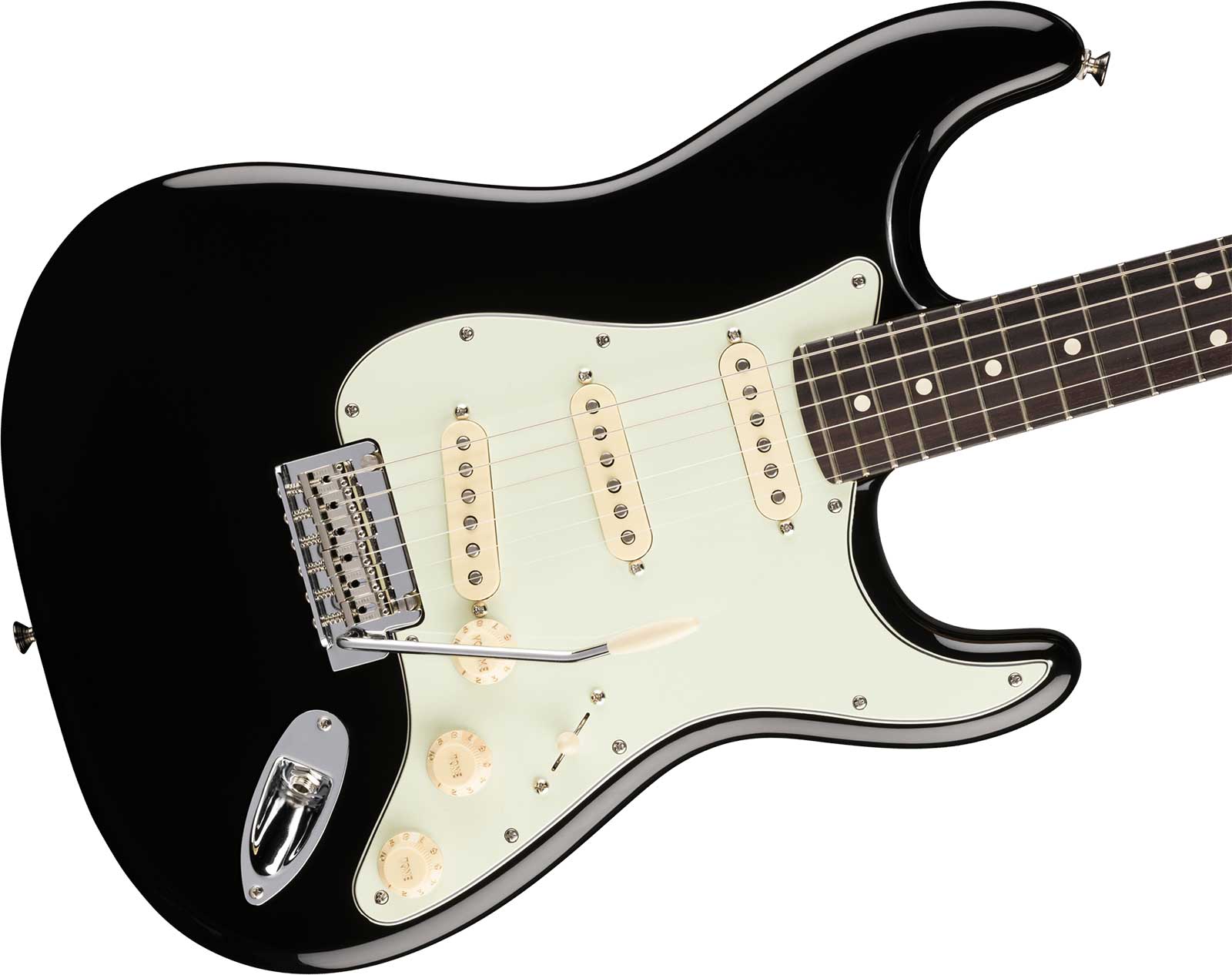 Fender Strat Player Ii Ltd 3s Trem Rw - Black - Guitare Électrique Forme Str - Variation 3
