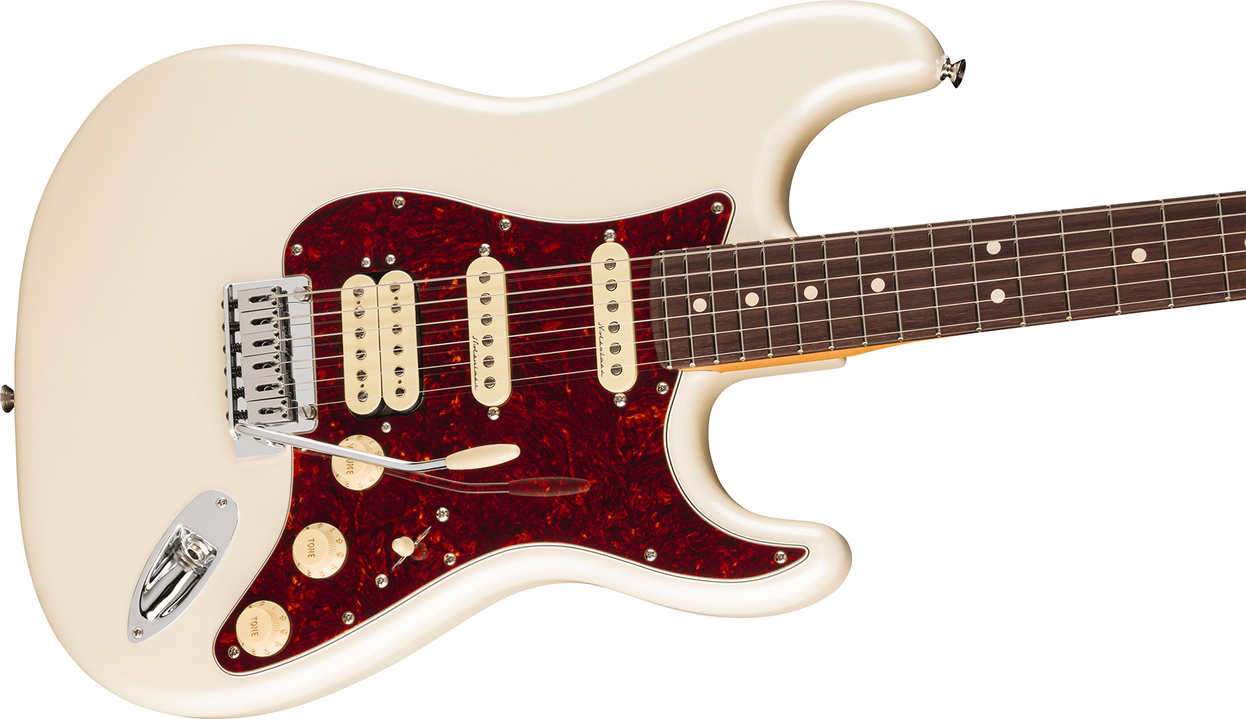 Fender Strat Player Ii Modified Mex Hss Trem Rw - Olympic Pearl - Guitare Électrique Forme Str - Variation 2