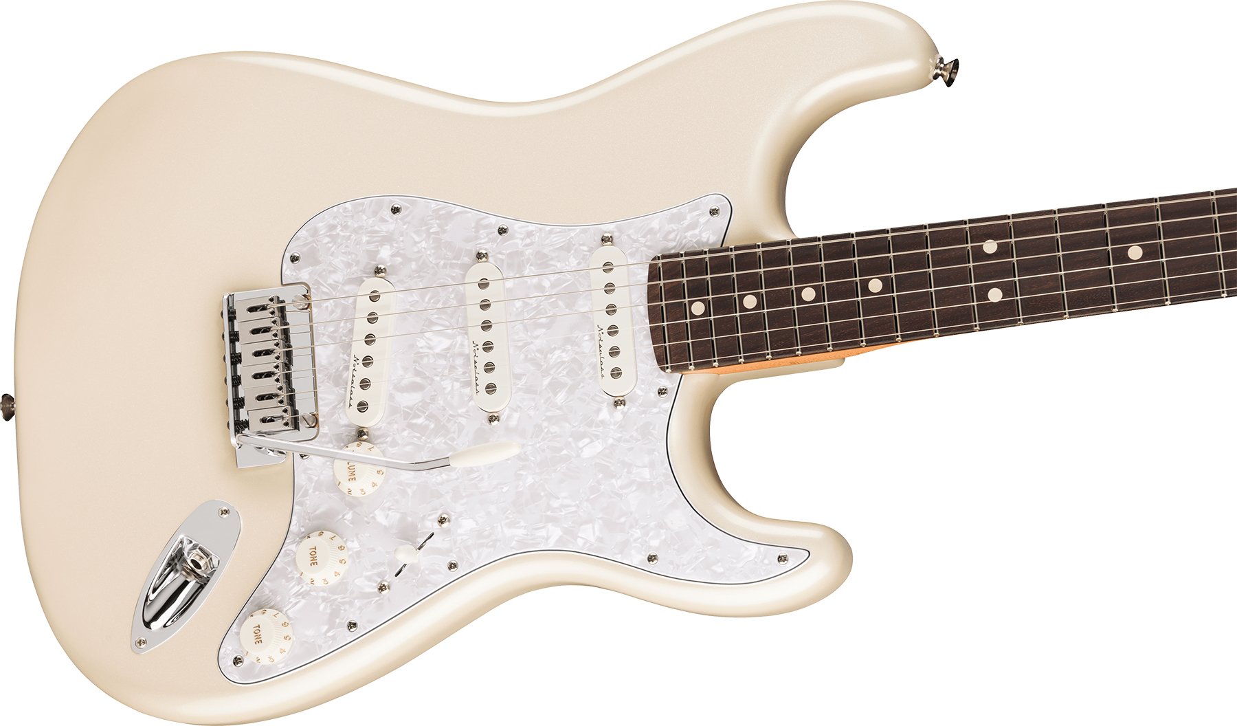 Fender Strat Player Ii Modified Mex 3s Trem Rw - Olympic Pearl - Guitare Électrique Forme Str - Variation 2