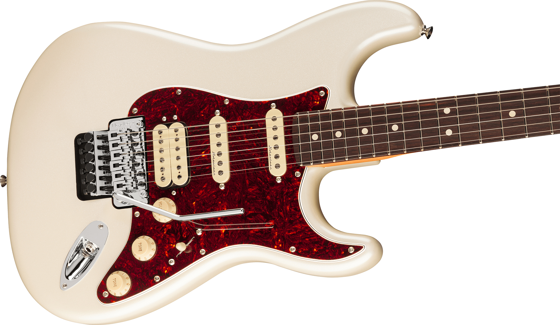 Fender Strat Player Ii Modified Mex Hss Fr Rw - Olympic Pearl - Guitare Électrique Forme Str - Variation 2
