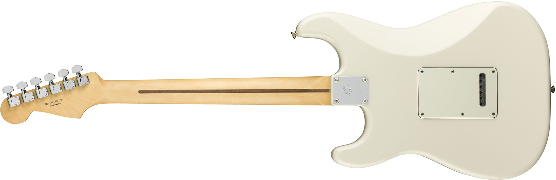 Fender Strat Player Mex Sss Mn - Polar White - Guitare Électrique Forme Str - Variation 1