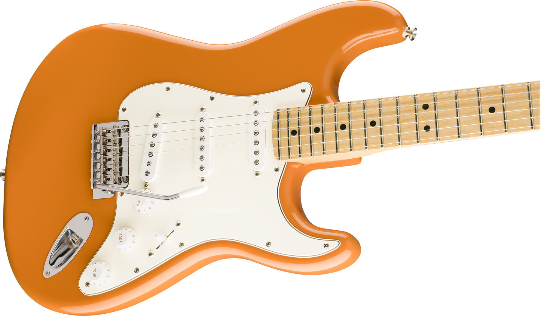 Fender Strat Player Mex Sss Mn - Capri Orange - Guitare Électrique Forme Str - Variation 2