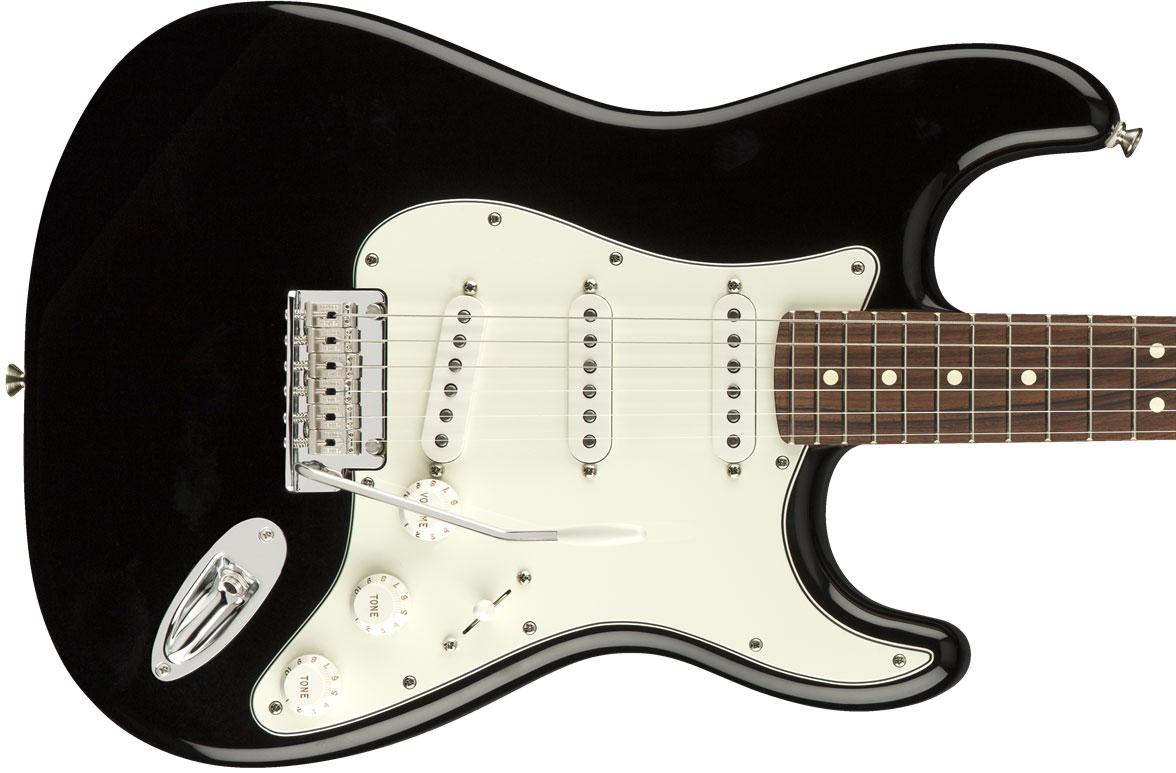 Fender Strat Player Mex Sss Pf - Black - Guitare Électrique Forme Str - Variation 1