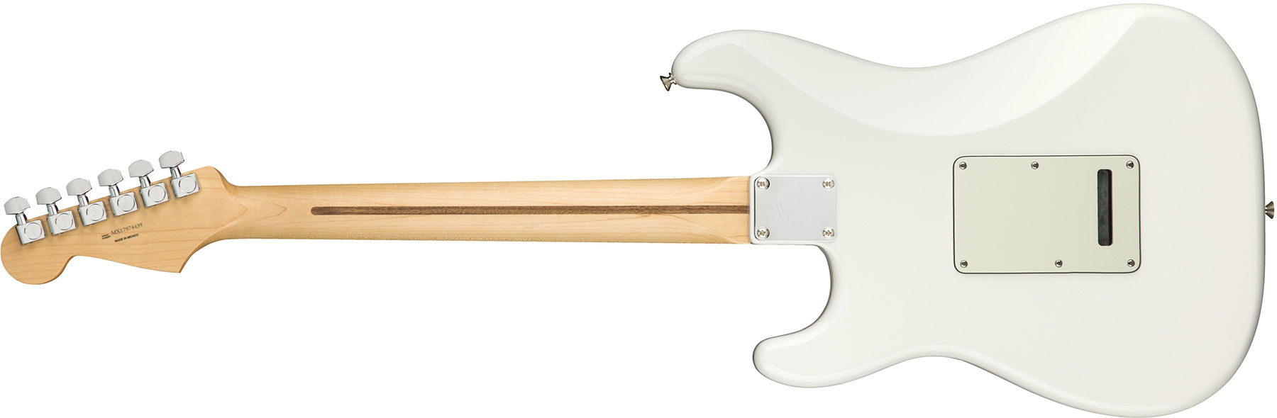 Fender Strat Player Mex Sss Pf - Polar White - Guitare Électrique Forme Str - Variation 1