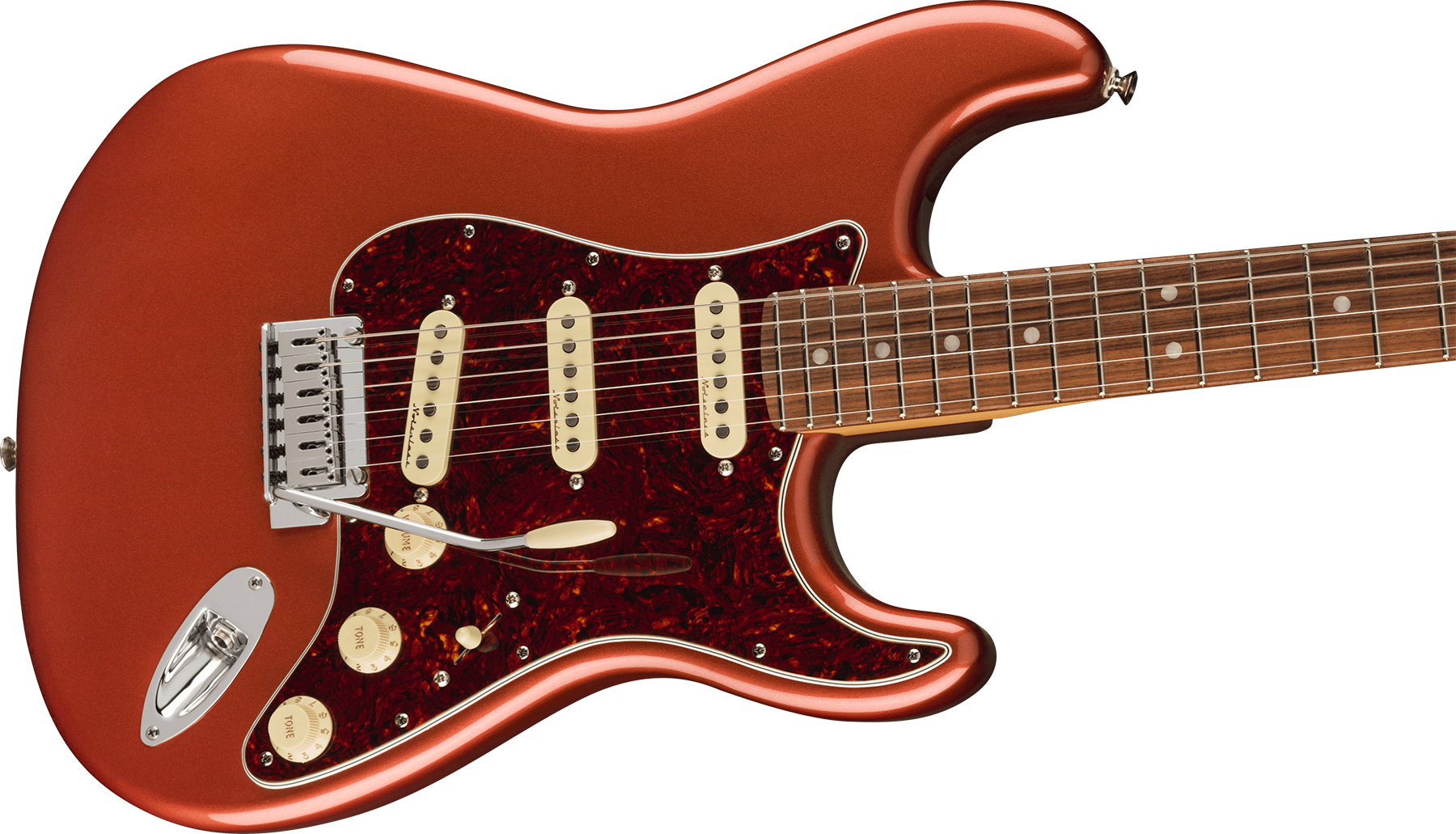 Fender Strat Player Plus Mex 3s Trem Pf - Aged Candy Apple Red - Guitare Électrique Forme Str - Variation 2