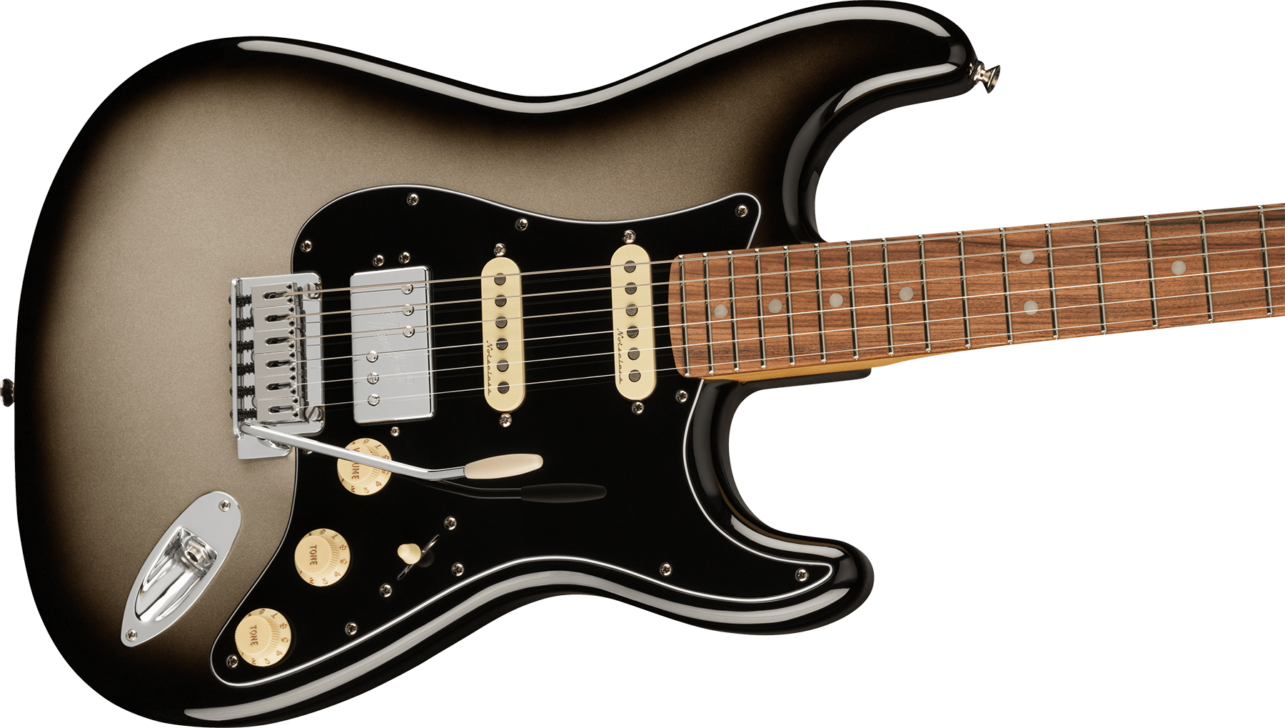 Fender Strat Player Plus Mex Hss Trem Pf - Silverburst - Guitare Électrique Forme Str - Variation 2