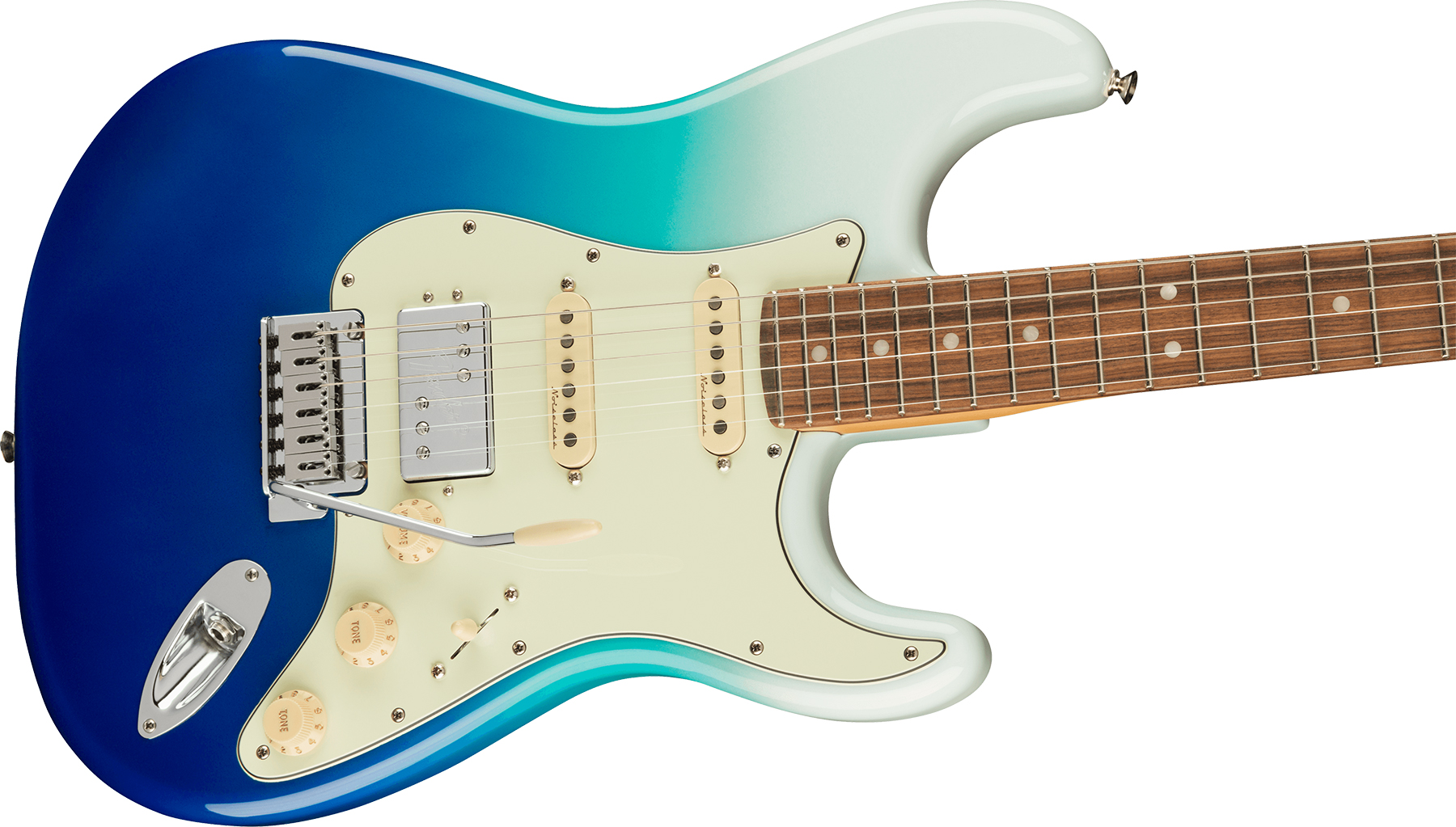 Fender Strat Player Plus Mex Hss Trem Pf - Belair Blue - Guitare Électrique Forme Str - Variation 2