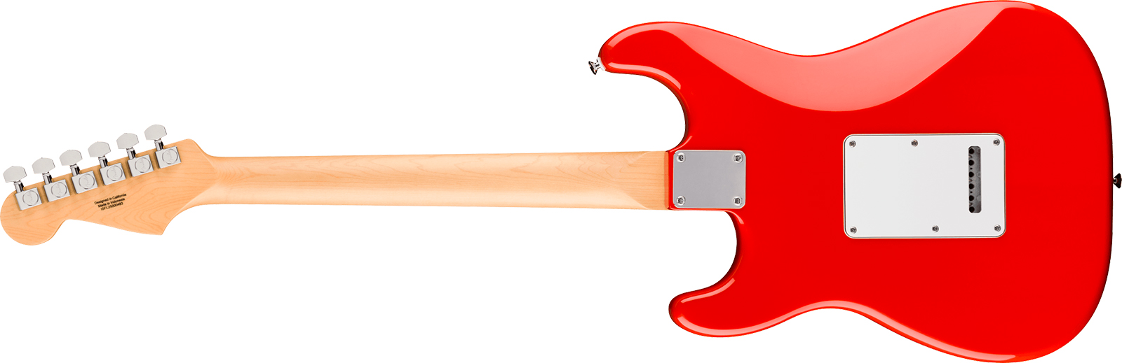 Fender Strat Standard Ind 3s Trem Lau - Fiesta Red - Guitare Électrique Forme Str - Variation 1