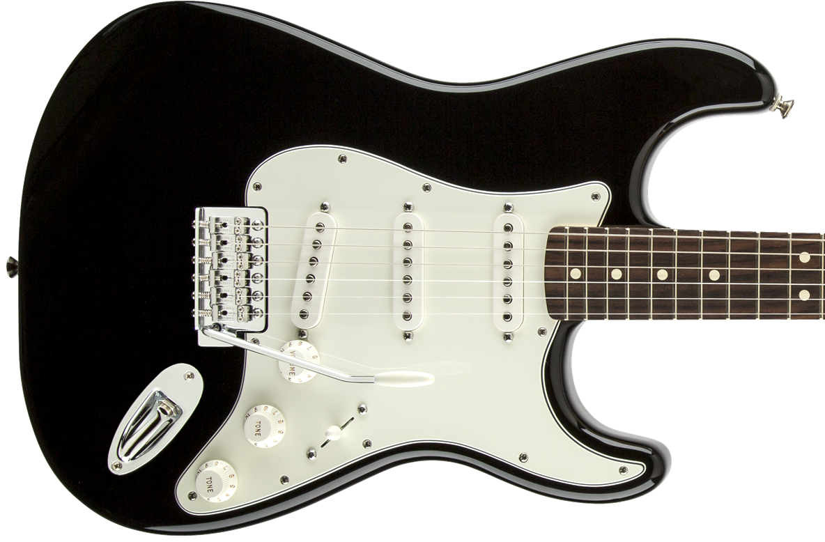 Fender Strat Standard Mex Sss Pf - Black - Guitare Électrique Forme Str - Variation 1
