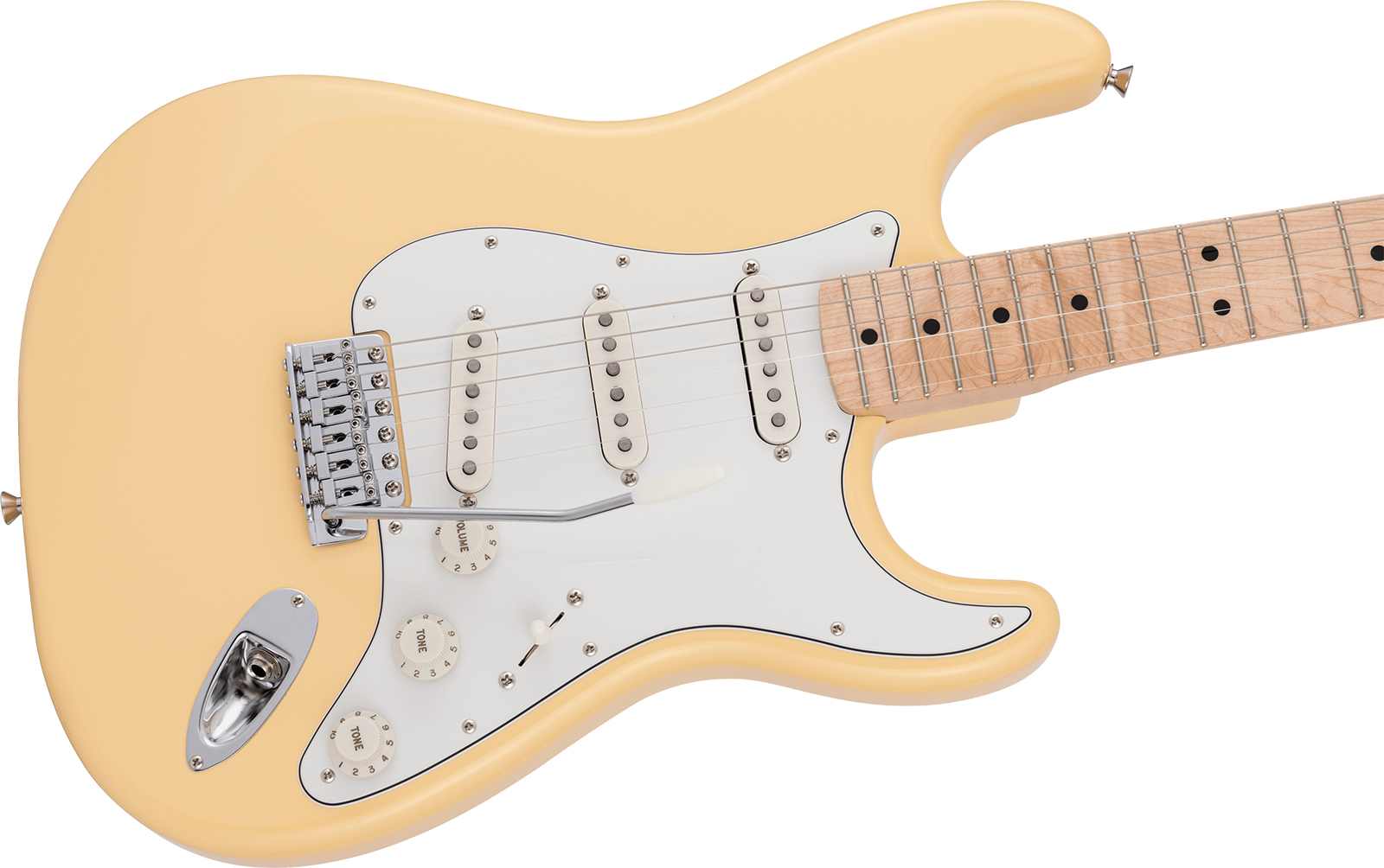 Fender Strat Traditional 70s Mij Ltd Jap 3s Trem Mn - Vintage White - Guitare Électrique Forme Str - Variation 2