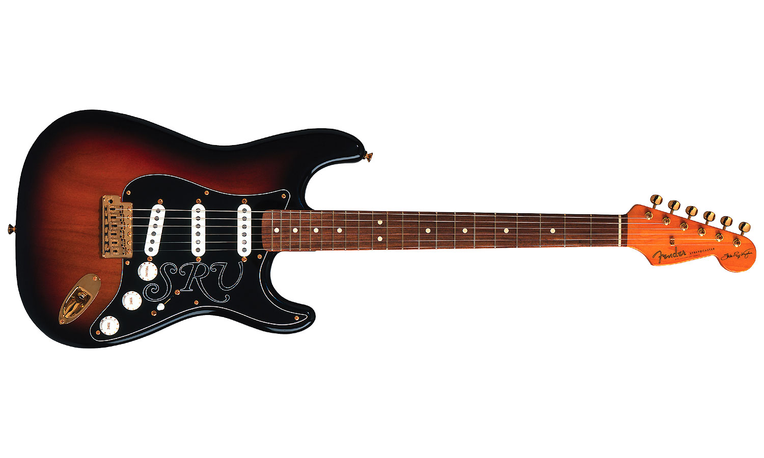 Fender Stevie Ray Vaughan Strat Usa Signature Sss Pf - 3-color Sunburst - Guitare Électrique Forme Str - Variation 1