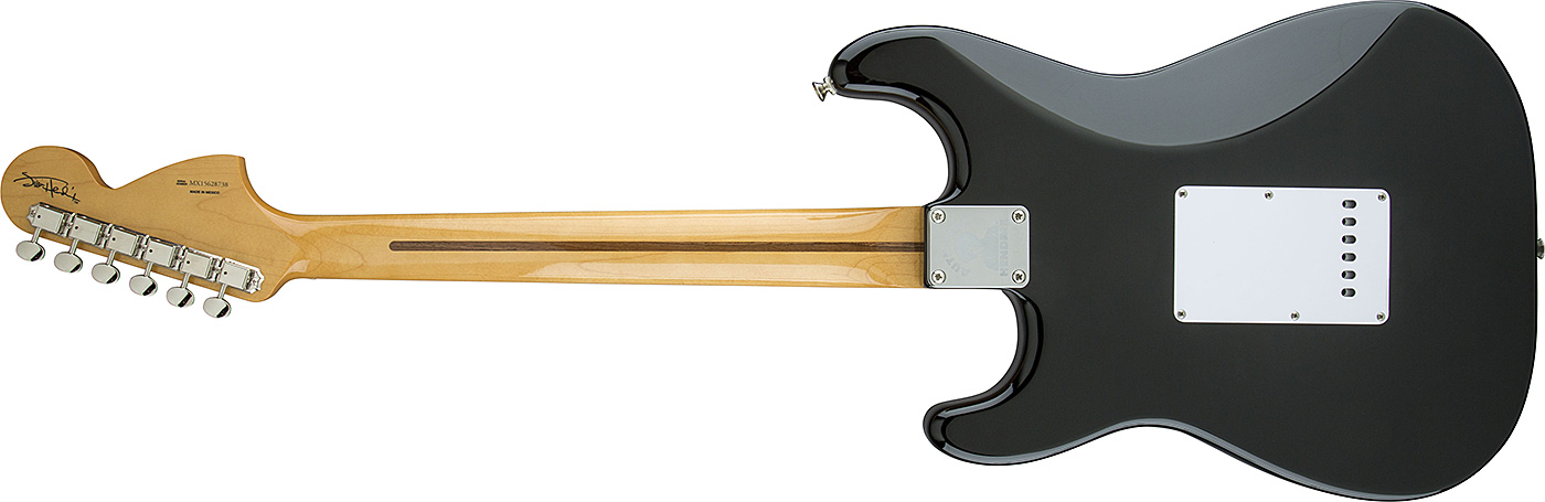 Fender Jimi Hendrix Strat Mex Sss Mn - Black - Guitare Électrique Forme Str - Variation 4