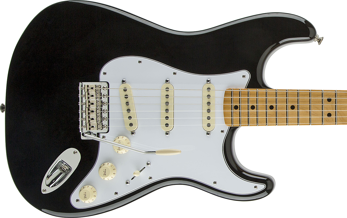 Fender Jimi Hendrix Strat Mex Sss Mn - Black - Guitare Électrique Forme Str - Variation 5