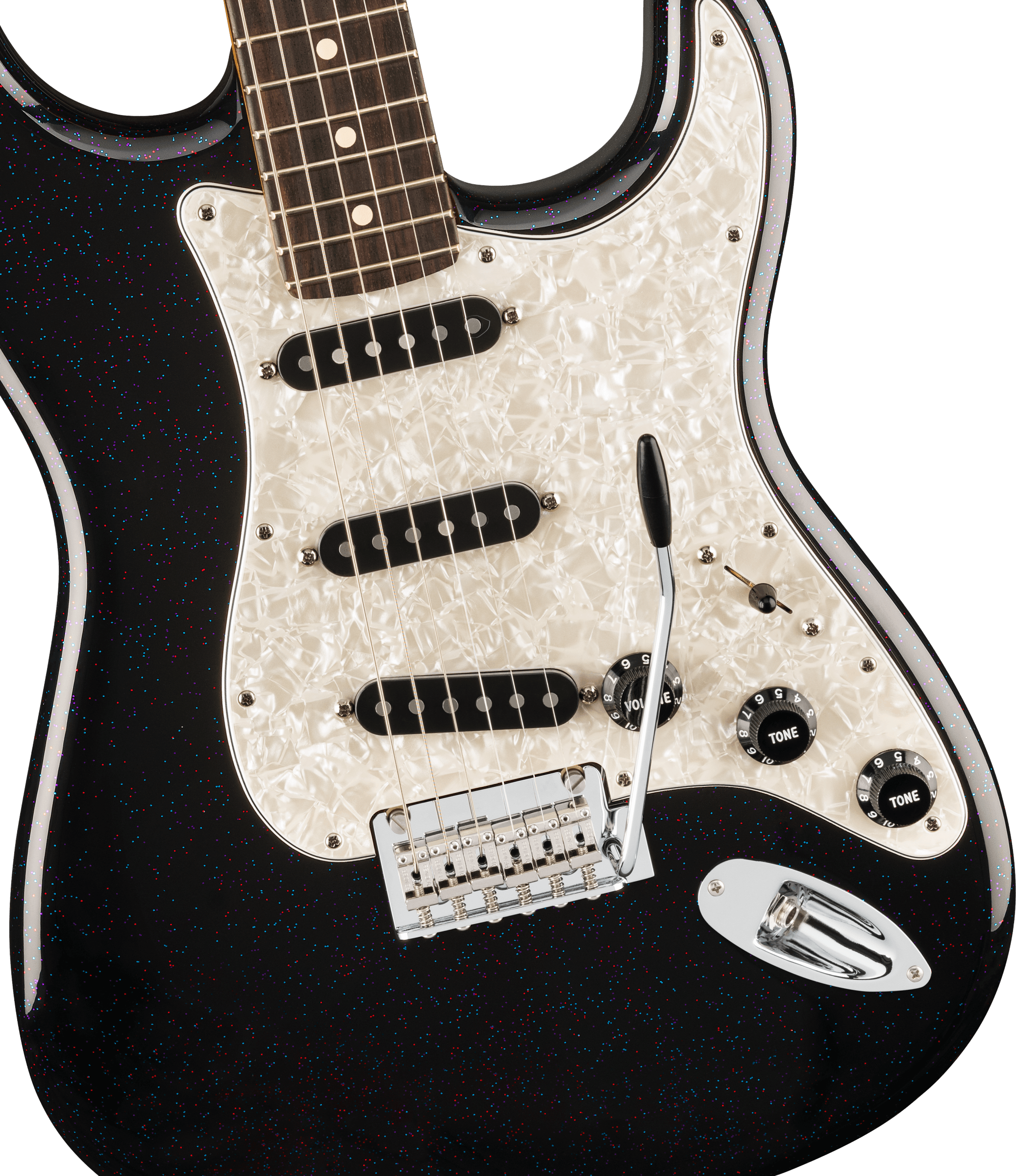 Fender Stratocaster Player 70th Anniversary 3s Trem Rw - Nebula Noir - Guitare Électrique Forme Str - Variation 2