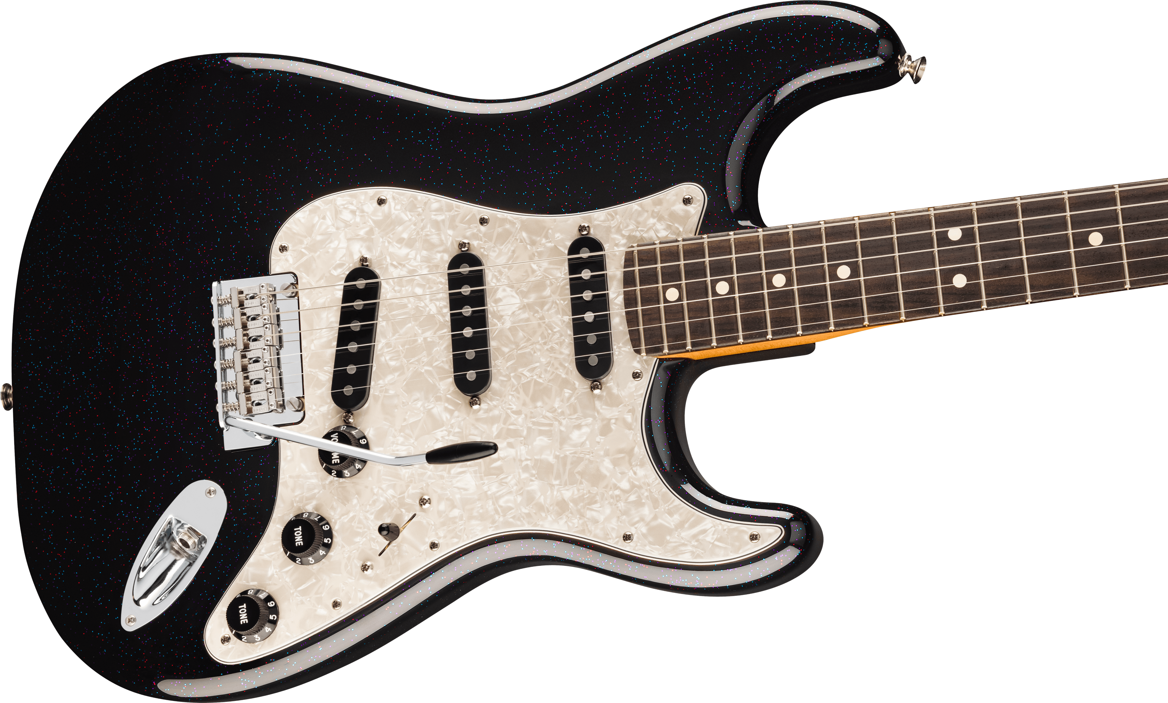 Fender Stratocaster Player 70th Anniversary 3s Trem Rw - Nebula Noir - Guitare Électrique Forme Str - Variation 3